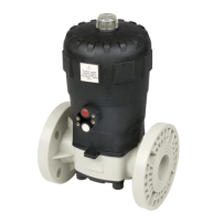 Zawór membranowy Praher T4  metryczny Siłownik pneumatyczny