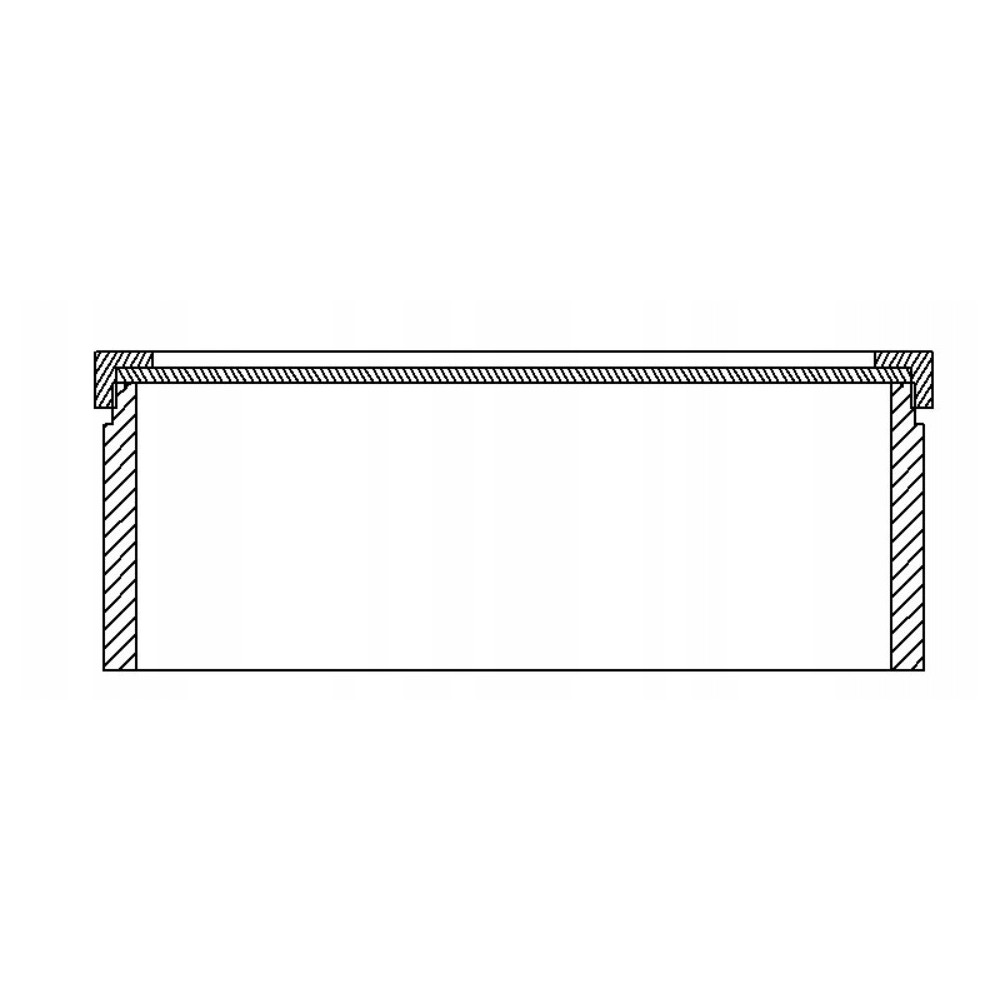 Otwór rewizyjny króciec PE dn75 PVC-U transparent