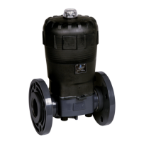 Zawór membranowy Praher T4 Siłownik pneumatyczny PVC-U